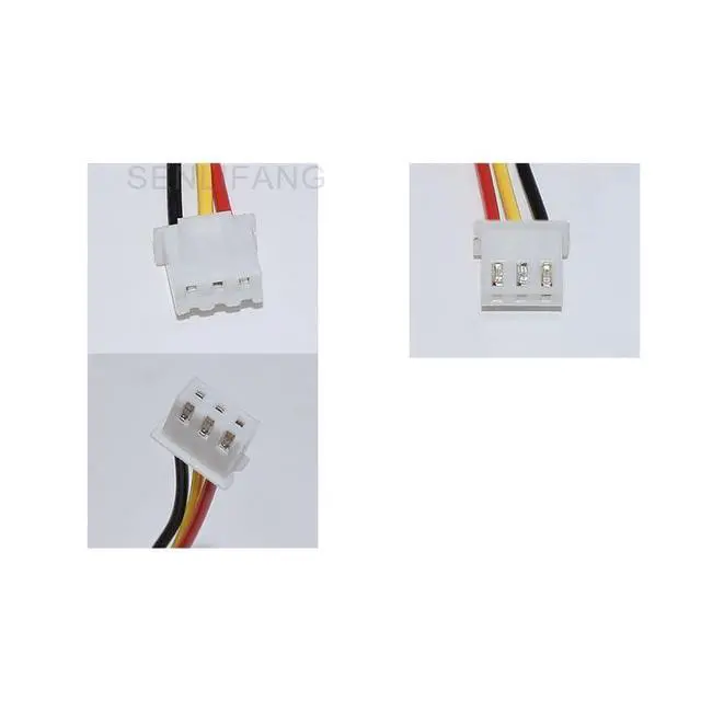 Alt view image 3 of 3 - New 8CM Square Cooling Fan EFC-08E12D-EF05 80x80x25MM 8025 DC 12V 0.4A 3Lines