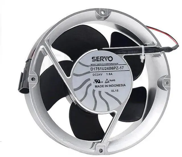 Main image of for D1751U24B6PZ-17 170 * 50mm 24V 1.8A 2Pin Inverter Cooling Fan