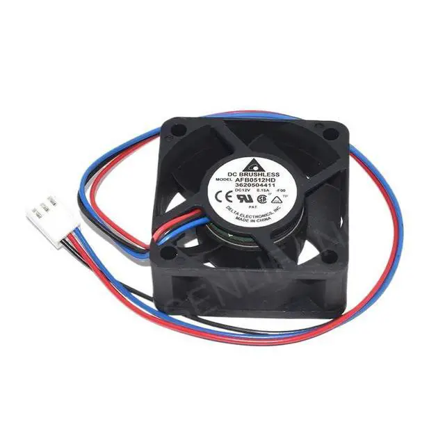 Alt view image 2 of 6 - for AFB0512HD F00 Cooling Fan 50 * 50 * 20MM 5020 DC 12V 0.15A 3 Wires Square Cooler