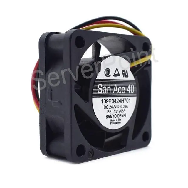 Alt view image 2 of 3 - for 109P0424H701 Cooler DC24V 0.08A 3Lines Cooling Fan