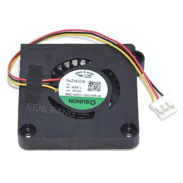 Alt view image 2 of 3 - for EF40070S1-C020-G99 Cooler 5V 1.82W 3 Lines Cooling Fan 40 * 40 * 7MM 40MM