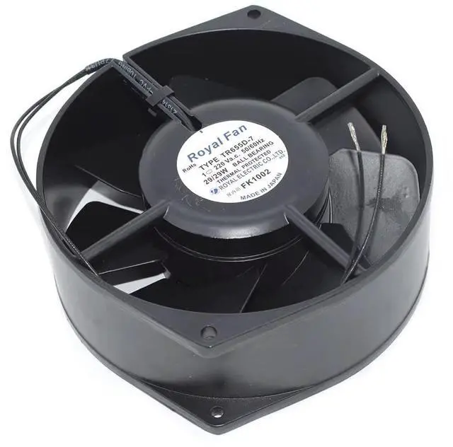 Main image of for TR655D-7 2 Wires 200V 50/60Hz 29/29W 172 * 150 * 55MM Cooling Fan