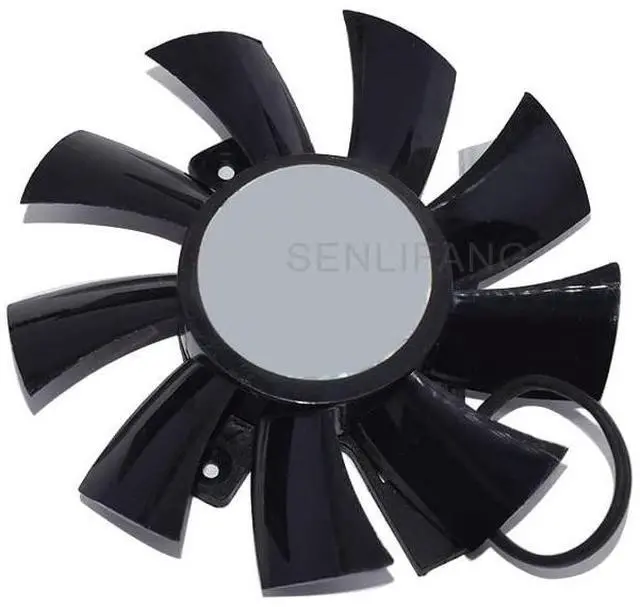 Alt view image 3 of 4 - New for FS1280-A1842C 12 V 0.28 A DC 75 MM C.T.C 40 MM Two-Wire Server Frameless Video Card Fan
