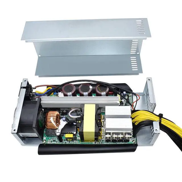 Alt view image 5 of 6 - Antminer Bitmain Power Supply 2000W 2U 110V for S9 or L3+ or Z9 Mini or D3 w/ 10 Connectors ETH BTC LTC Mining PSU