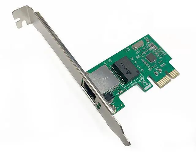 Main image of PCIe X1 to RJ45 Gigabit Ethernet Network Card 1000Mbps Wired LAN Adapter for Desktop PC Compatible with Wins XP Vista 7