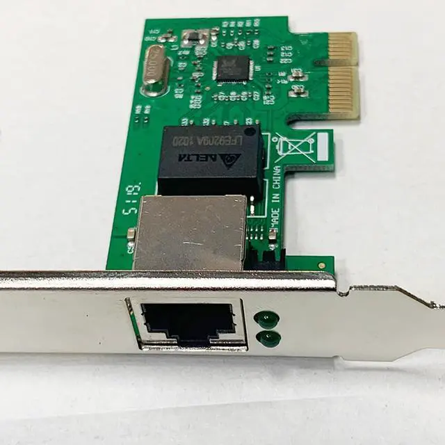 Alt view image 4 of 7 - PCIe X1 to RJ45 Gigabit Ethernet Network Card 1000Mbps Wired LAN Adapter for Desktop PC Compatible with Wins XP Vista 7
