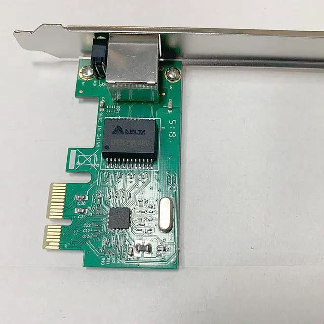 Alt view image 7 of 7 - PCIe X1 to RJ45 Gigabit Ethernet Network Card 1000Mbps Wired LAN Adapter for Desktop PC Compatible with Wins XP Vista 7