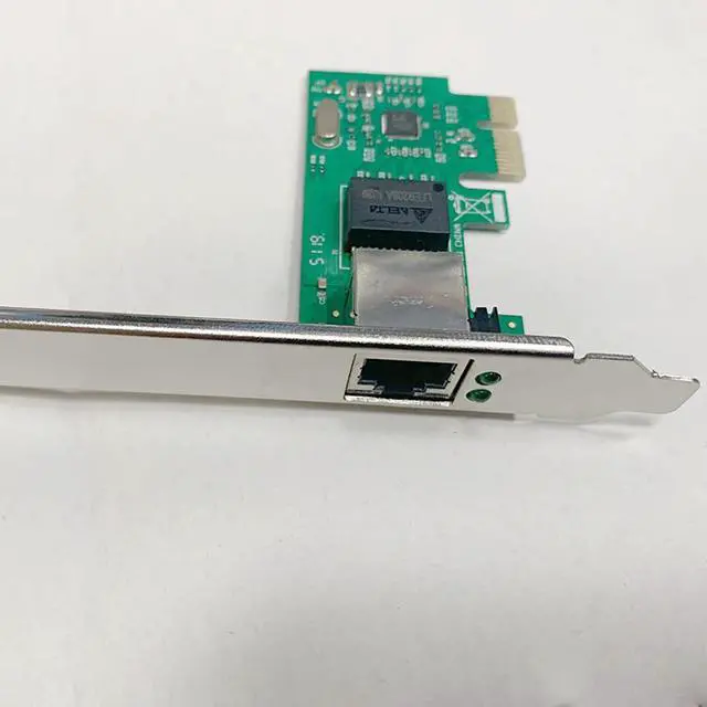 Alt view image 6 of 7 - PCIe X1 to RJ45 Gigabit Ethernet Network Card 1000Mbps Wired LAN Adapter for Desktop PC Compatible with Wins XP Vista 7