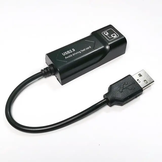 Alt view image 3 of 6 - USB 2.0 to RJ45 Ethernet Adapter, 10/100Mbps Fast Ethernet LAN Network Converter, Plug & Play, Auto MDIX, Jumbo Frame Compatible with Win 7 8 Mac Linux