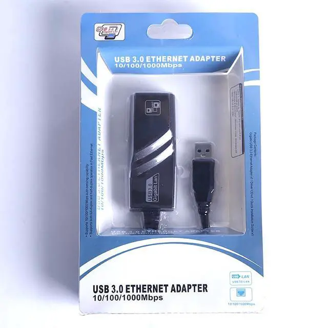 Alt view image 2 of 6 - USB 3.0 to RJ45 Gigabit Ethernet Adapter 1000Mbps Wired Network LAN Adapter Plug and Play for Laptop Desktop and Ultrabook