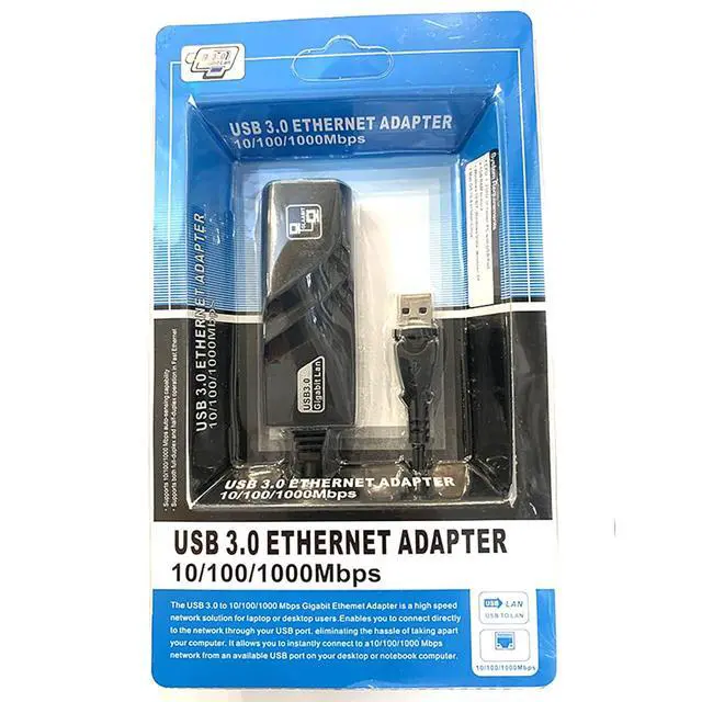 Alt view image 4 of 4 - USB 3.0 to RJ45 Ethernet Adapter External Wired Network Adapter for Laptop Desktop Computer Compatible with Ethernet LAN Connection (USB3.0-8153)