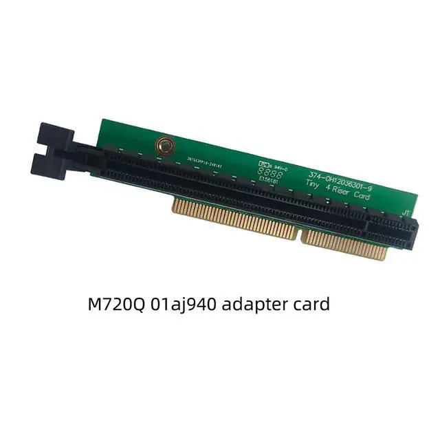 Alt view image 4 of 4 - PCIe Riser Adapter Board for Tiny Desktop Systems Network Card and GPU Expansion Compatible with M720Q M920X M910X P330 P350 M90Q Card (Tiny4 Version)
