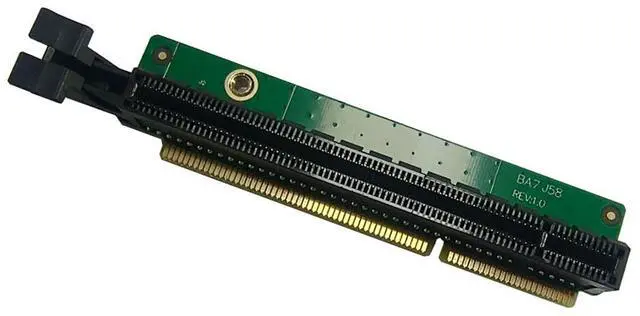 Alt view image 3 of 3 - PCIe Riser Adapter Board for Tiny Desktop Systems Network Card and GPU Expansion Compatible with M720Q M920X M910X P330 P350 M90Q Card (Tiny6 Version)