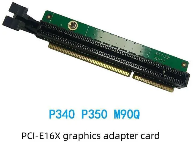Alt view image 2 of 3 - PCIe Riser Adapter Board for Tiny Desktop Systems Network Card and GPU Expansion Compatible with M720Q M920X M910X P330 P350 M90Q Card (Tiny6 Version)