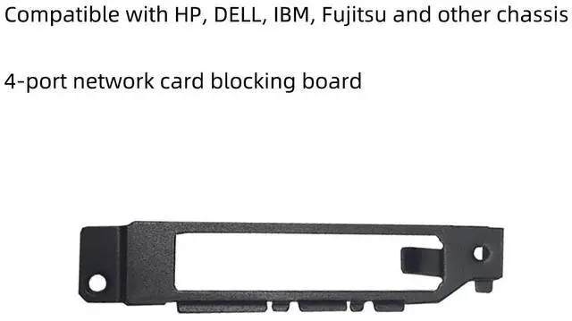 Alt view image 2 of 2 - PCIe Riser Adapter Board for Tiny Desktop Systems Network Card and GPU Expansion Compatible with M720Q M920X M910X P330 P350 M90Q Card (4-Port Bracket Only)