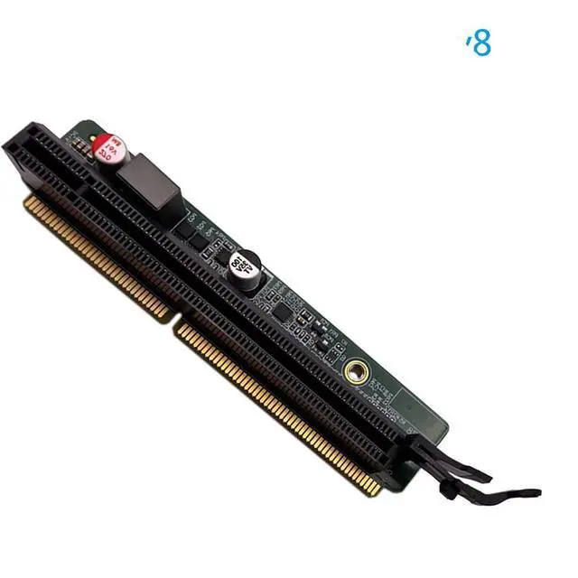 Alt view image 3 of 3 - PCIe Riser Adapter Board for Tiny Desktop Systems Network Card and GPU Expansion Compatible with M720Q M920X M910X P330 P350 M90Q Card (Tiny8 Version)