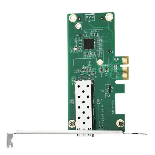 Alt view image 4 of 5 - PCIe Gigabit SFP Network Adapter with RJ45 Port Compatible with I210 Chipset Single Port Fiber LAN Card with LC Interface for Desktop and Server High Speed Ethernet