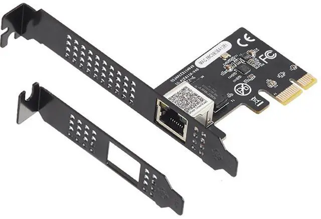 Main image of PCIe X1 to RJ45 Gigabit Ethernet Network Card, RTL8111H Chip 10/100/1000Mbps LAN Adapter PCI Express Server NIC Compatible with Windows, Linux, and Desktop PCs
