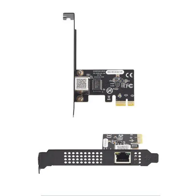 Alt view image 7 of 7 - PCIe X1 to RJ45 Gigabit Ethernet Network Card, RTL8111H Chip 10/100/1000Mbps LAN Adapter PCI Express Server NIC Compatible with Windows, Linux, and Desktop PCs