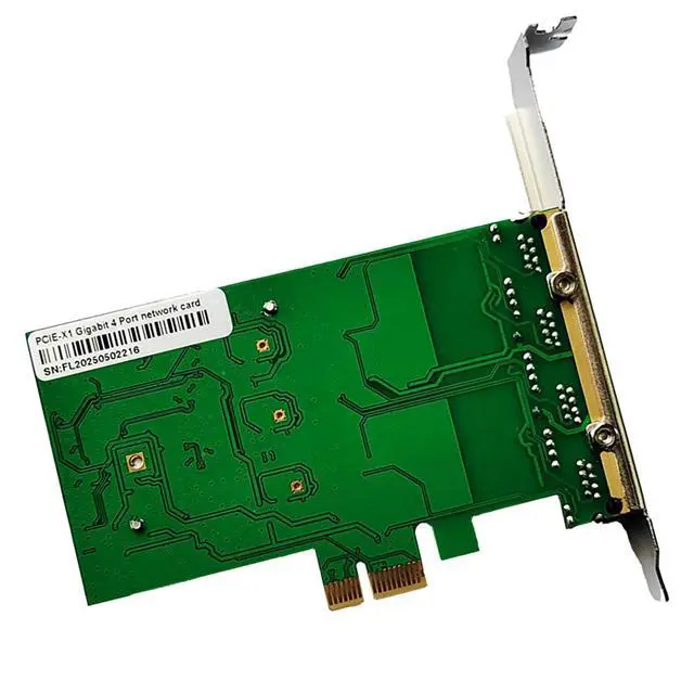 Alt view image 5 of 6 - PCIe 1x to 4 Port RJ45 Gigabit Ethernet Network Card Compatible with RTL8111H Chipset Multi Port RJ45 NIC for Desktop and Server