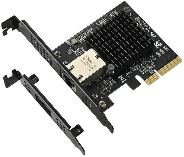 Main image of PCIe x4 10G Network Card IO-PCE113-GLAN, AQC113 Chip 10G/5G/2.5G/1G RJ45 Ethernet Adapter, Compatible with Desktop PC, Server, NAS, and Soft Router Systems (Not Compatible with Apple System)