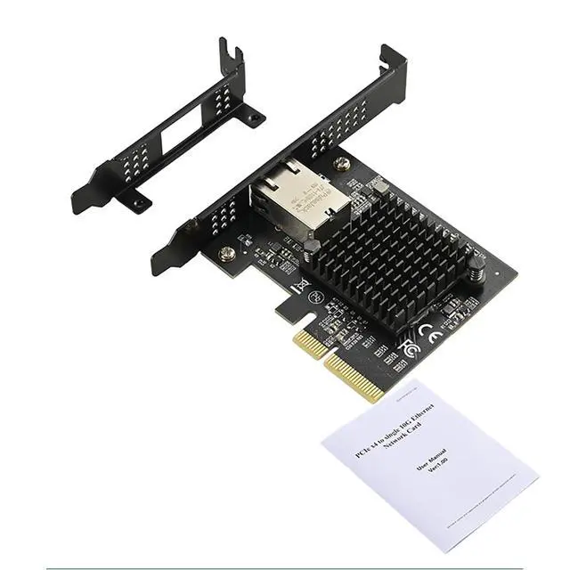 Alt view image 7 of 7 - PCIe x4 10G Network Card IO-PCE113-GLAN, AQC113 Chip 10G/5G/2.5G/1G RJ45 Ethernet Adapter, Compatible with Desktop PC, Server, NAS, and Soft Router Systems (Not Compatible with Apple System)