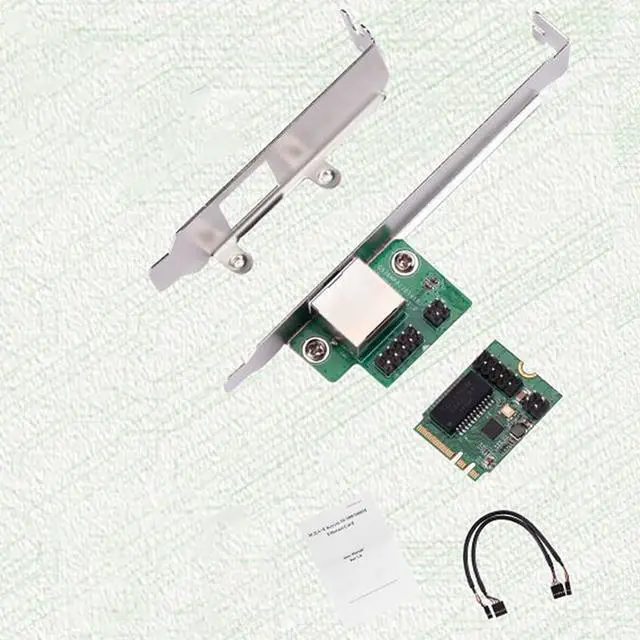 Alt view image 7 of 7 - M.2 (Key A+E) to RJ45 Gigabit Ethernet Adapter 1000Mbps Wired Network Card, PCIe NGFF 2230 LAN Controller with Wake-on-LAN, Compatible with Windows/Linux/Mac OS