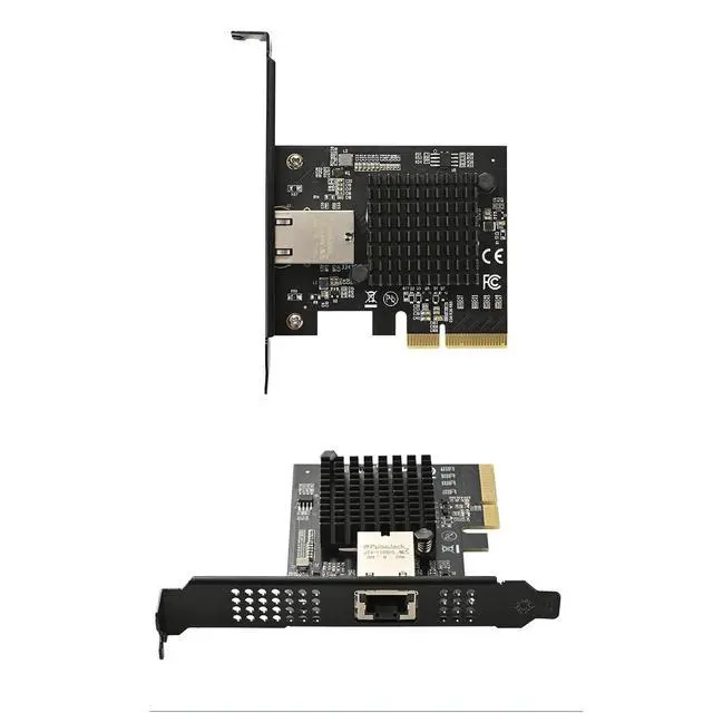 Alt view image 6 of 7 - PCIe x4 10G Network Card IO-PCE113-GLAN, AQC113 Chip 10G/5G/2.5G/1G RJ45 Ethernet Adapter, Compatible with Desktop PC, Server, NAS, and Soft Router Systems (Compatible with Apple System)