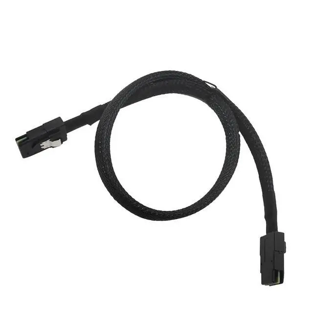 Alt view image 3 of 6 - Mini SAS SFF-8087 to SFF-8087 Internal HD Data Cable 12Gbps High-Speed for Server RAID Controller Switch Connection (2M/78.74in)