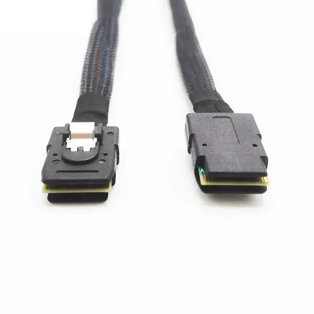 Main image of Mini SAS SFF-8087 to SFF-8087 Internal HD Data Cable 12Gbps High-Speed for Server RAID Controller Switch Connection (2M/78.74in)