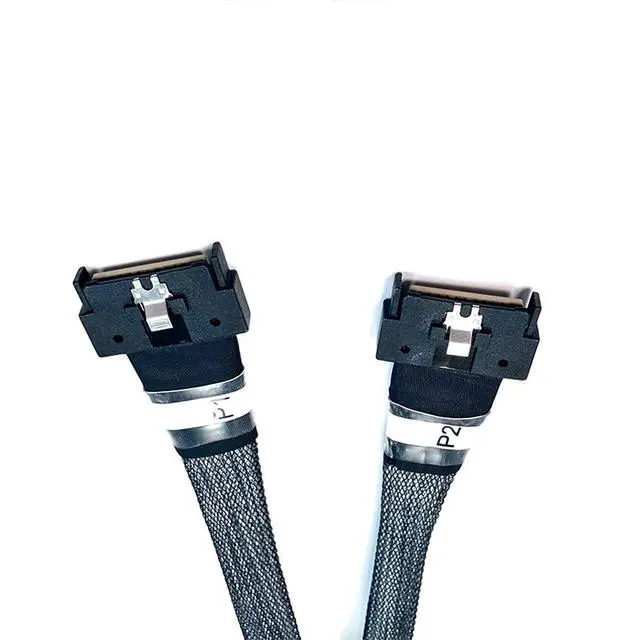 Alt view image 4 of 5 - MCIO x16 to Dual x8 74 Pin Cable Micro SATA Cable for PCIe Gen5 High Speed Server Storage and Network Connections Compatible with Servers Switches and Data Center Hardware (0.5M/19.68in)