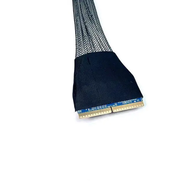 Alt view image 5 of 5 - MCIO x16 to Dual x8 74 Pin Cable Micro SATA Cable for PCIe Gen5 High Speed Server Storage and Network Connections Compatible with Servers Switches and Data Center Hardware (0.5M/19.68in)