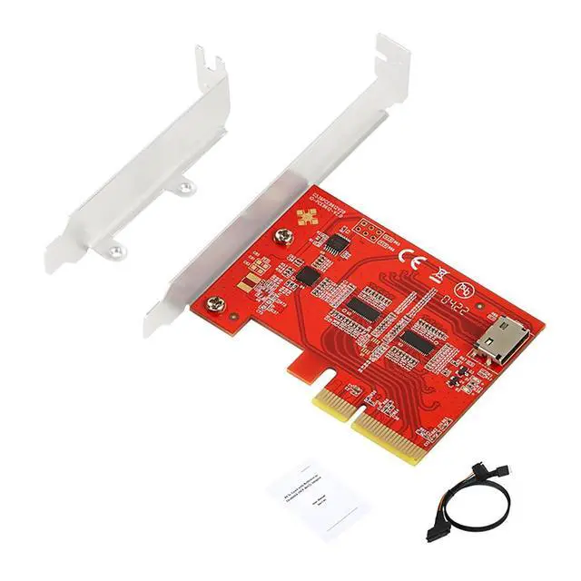 Main image of PCIe 4.0 x4 to U.2 Expansion Card with Cable Oculink SFF-8612 to SFF-8639 NVMe SSD Adapter, Gen4 16GT/s High-Speed Data Transfer for Server, Desktop, and Workstation