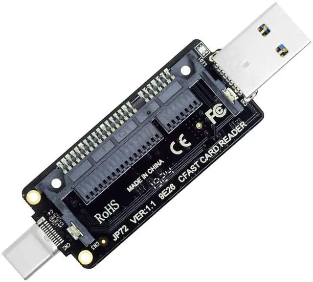 Main image of Type-C USB-C USB3.0 to CFast 2.0 Card Adapter PCBA CFast Card Reader for Desktop Laptop