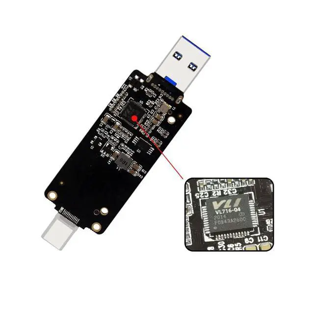 Alt view image 2 of 7 - Type-C USB-C USB3.0 to CFast 2.0 Card Adapter PCBA CFast Card Reader for Desktop Laptop