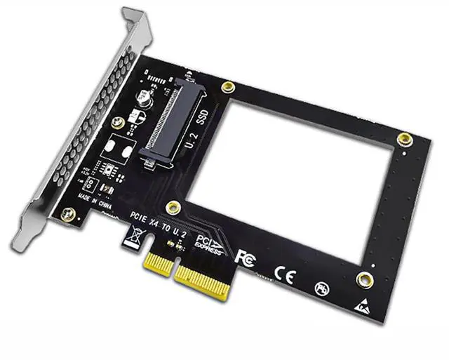 Main image of U.2 to PCIe Adapter Card PCIe 3.0 x4 Expansion Card with SFF-8639 U.2 NVMe SSD Support, Compatible with Windows/Linux/Mac OS, Stable No Power Supply Needed (SFF8639)