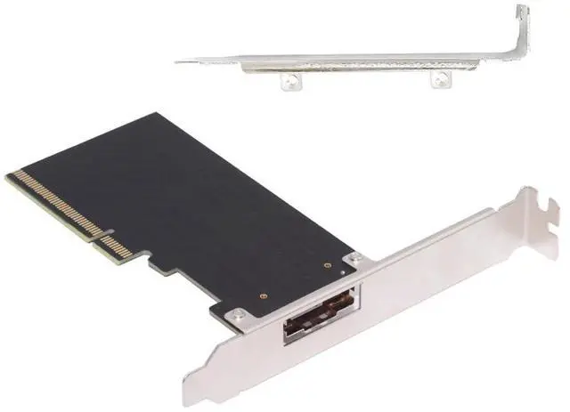 Main image of Single External Slimline 74Pin SFF-8654 8X to PCIE4.0 Raid Card VROC Raid0 Hyper Adapter