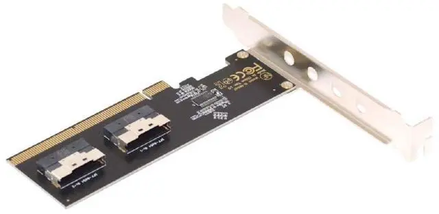 Main image of Slimline Dual SFF-8654 8X 4 NVME to PCIE Express 3.0 4.0 Raid Card VROC Raid0 Hyper Adapter