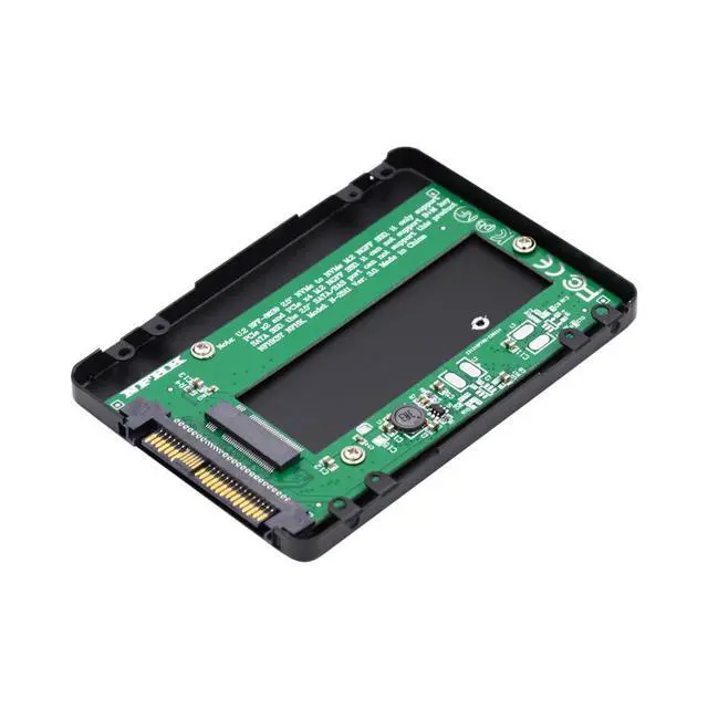 Alt view image 6 of 7 - SFF-8639 NVME U.2 to NGFF M.2 M-Key PCIe SSD Case Enclosure for Mainboard Replace SSD 750 p3600 p3700