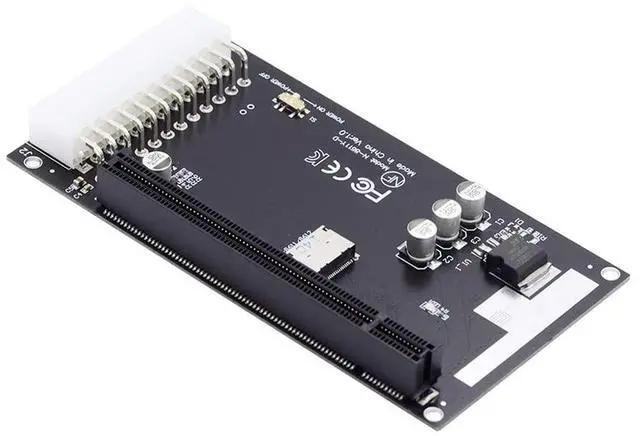 Main image of 4X Oculink SFF-8612 SFF-8611 to PCIE PCI-Express 16x Adapter with ATX 24pin Power Port for Mainboard Graphics Card