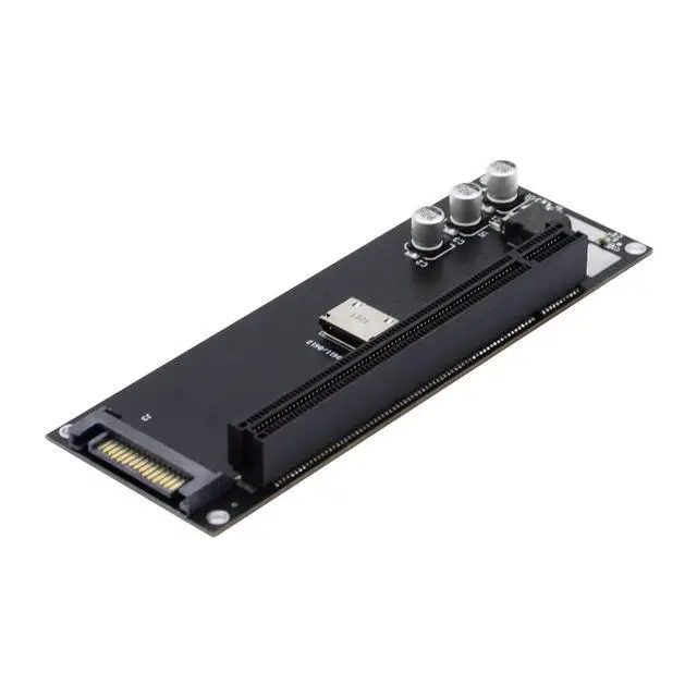 Alt view image 2 of 7 - Oculink SFF-8612 SFF-8611 to PCIE PCI-Express 16x 4X Adapter with SATA Power Port for Mainboard Graphics Card