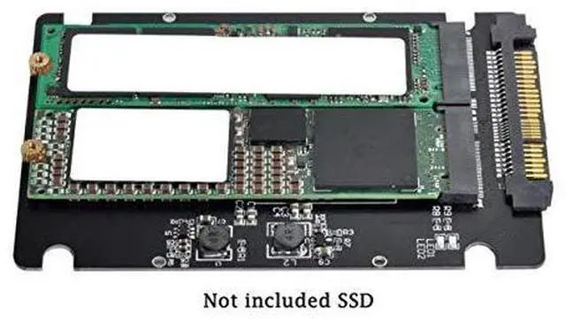 Alt view image 4 of 7 - SFF-8639 NVME U.2 to Combo NGFF M.2 M-Key SATA PCIe SSD Adapter for Mainboard Replace SSD 750 p3600 p3700