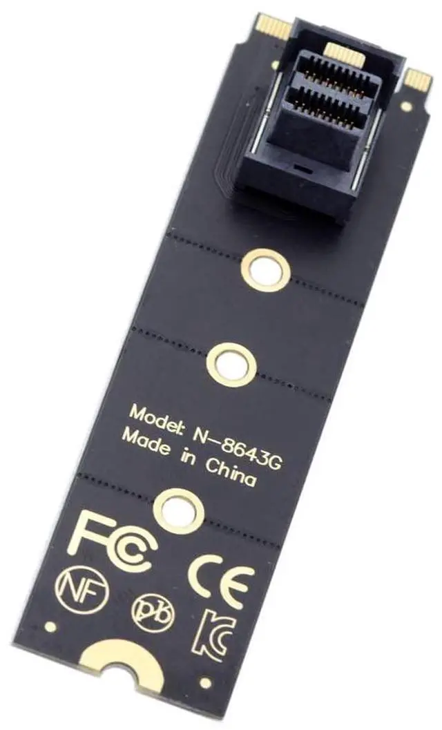 Main image of U.2 Kit SFF-8639 NVME PCIe4.0 SSD Adapter 22x80mm for Mainboard SSD 750 p3600 p3700 M.2 SFF-8643 Mini SAS HD