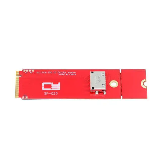 Alt view image 2 of 7 - PCI-E 3.0 M.2 M-Key to Oculink SFF-8612 SFF-8611 Host Adapter for PCIe Nvme SSD 2260