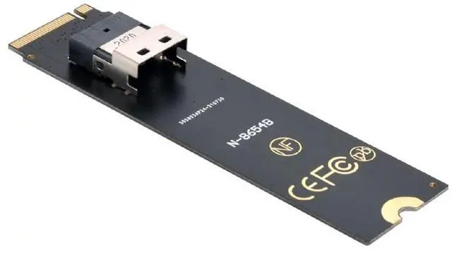 Main image of NGFF M-Key NVME to U.2 U2 Kit SFF-8639 to SFF-8654 Slimline SAS PCIe SSD Adapter for Mainboard