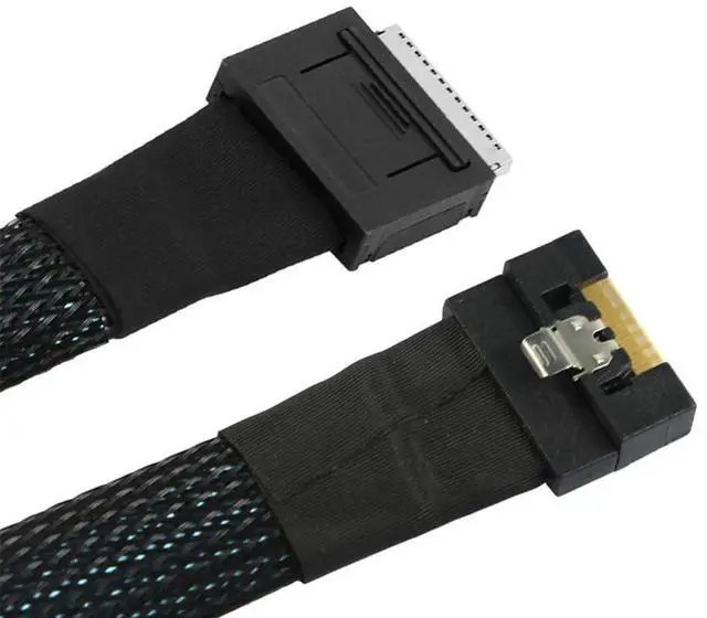 Main image of Oculink PCIe PCI-Express Data Active Cable SFF-8611 8i to SFF-8654 8i 8X Slimline SSD 50cm