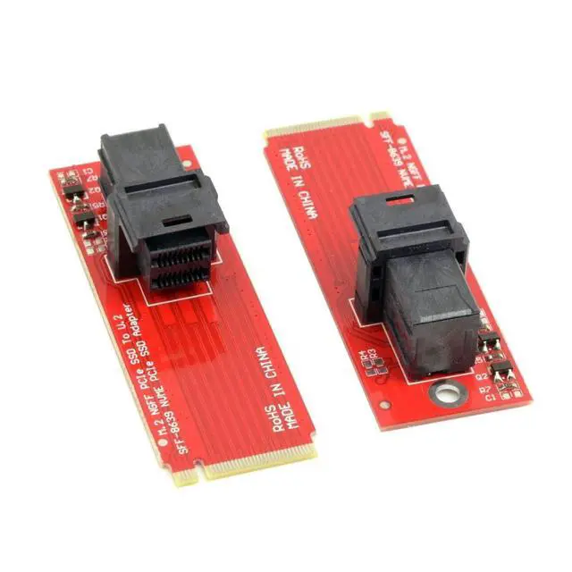 Alt view image 3 of 7 - PCIe 4.0 M.2 NGFF to SFF-8643 Adapter 2280MM for U.2 SFF-8639 NVME PCIe SSD Motherboard Internal Expansion Horizontal Type
