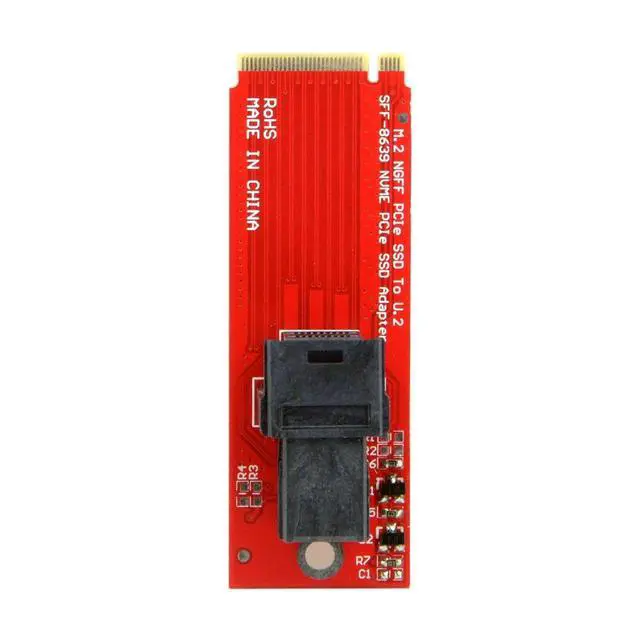Alt view image 6 of 7 - PCIe 4.0 M.2 NGFF to SFF-8643 Adapter 2280MM for U.2 SFF-8639 NVME PCIe SSD Motherboard Internal Expansion Horizontal Type