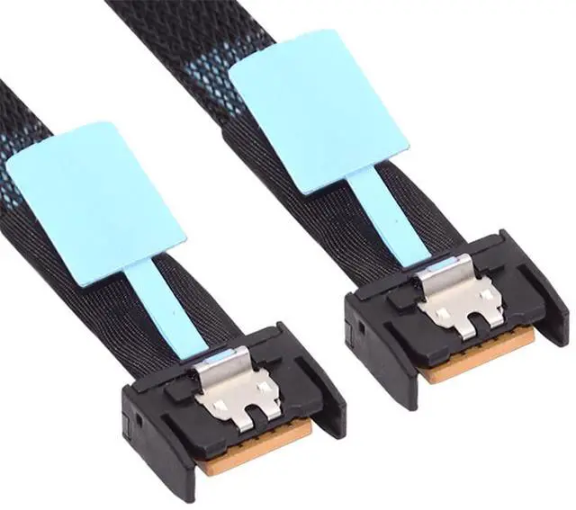 Main image of Mini Cool Edge IO MCIO PCI-E 4i 38Pin PCI-E 5.0 Male to MCIO 4i SFF-TA-1016 Extender Cable 50cm