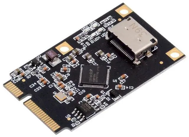 Main image of 6Gbps PCI Express Mini PCI-E to SFF-8612 SFF-8611 Oculink SATA 3.0 Four Ports Adapter Converter Disk Extension Card for SSD